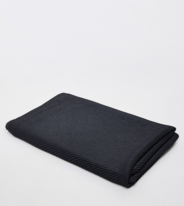 R&B  Scarves - Black Woven Scarves