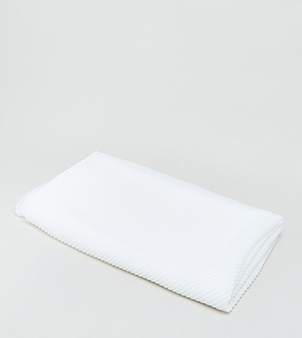 R&B  Scarves - White Woven Scarves