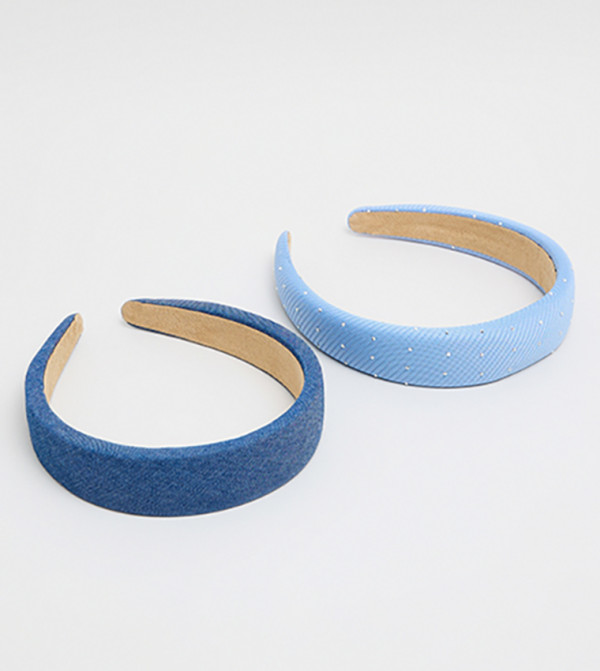 R&B  Hair Accessories - Blue Bows