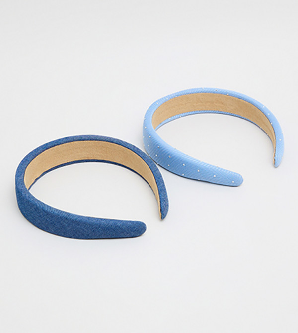 R&B  Hair Accessories - Blue Bows