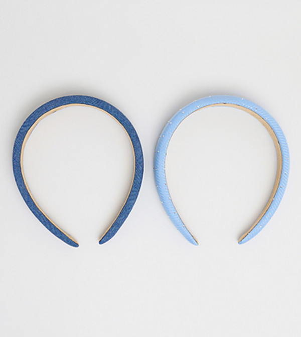 R&B  Hair Accessories - Blue Bows