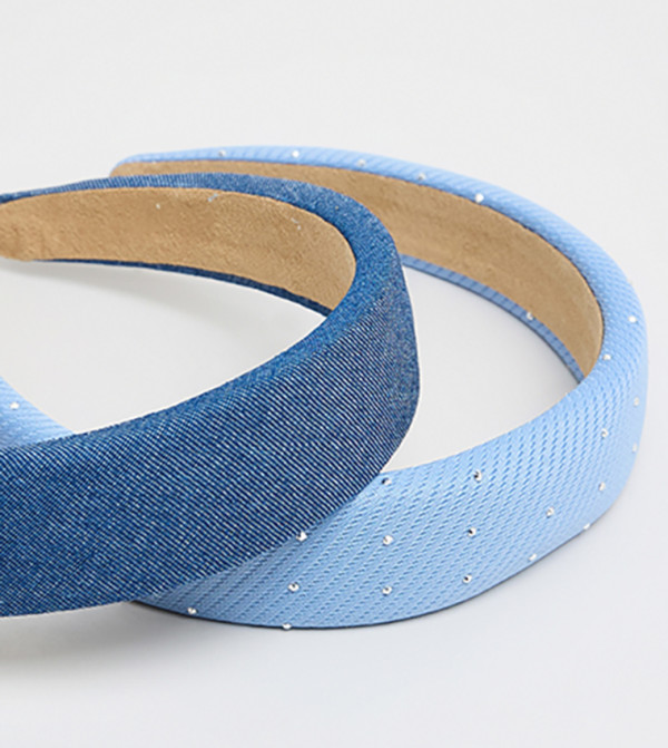 R&B  Hair Accessories - Blue Bows