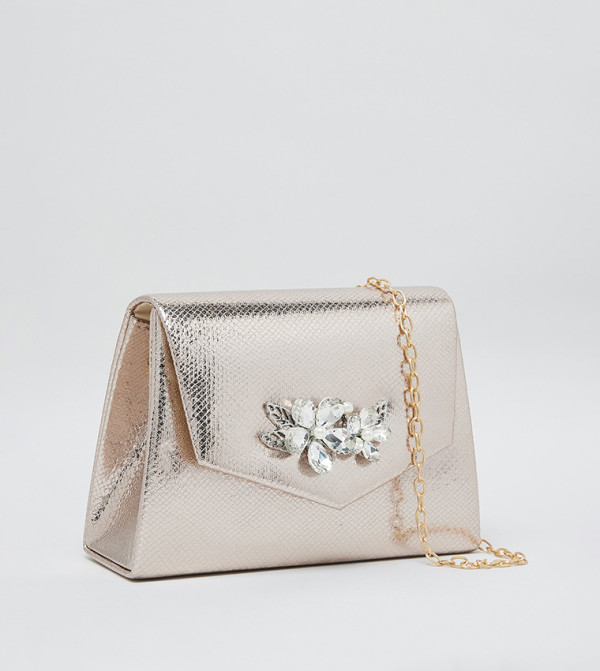 R&B  Bags - Rose Gold Clutches