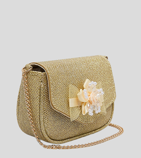 أر آند بي  حقائب كتف - ذهبي Shoulder Bag