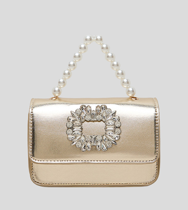 أر آند بي  حقائب كتف - ذهبي Shoulder Bag