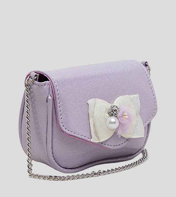 R&B  Shoulder Bag - Lilac Shoulder Bag