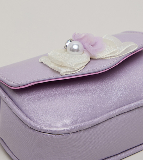 R&B  Shoulder Bag - Lilac Shoulder Bag