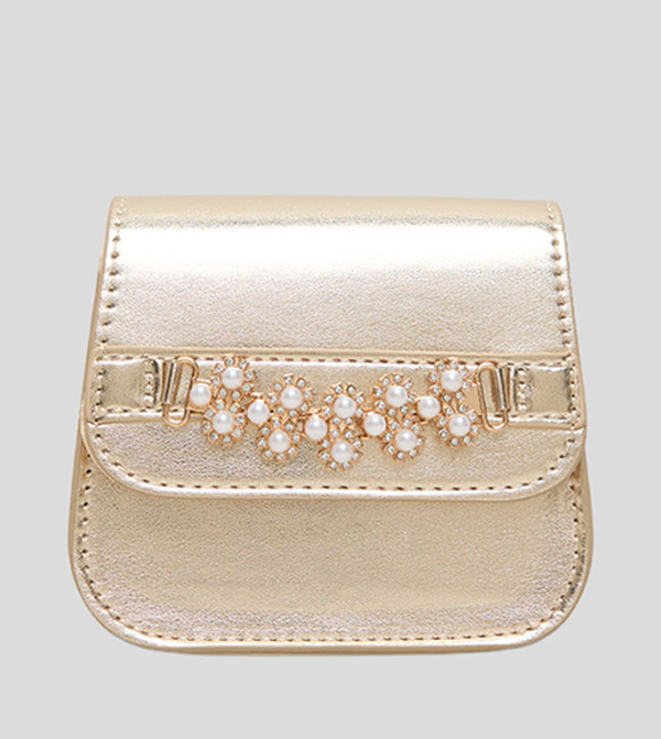 R&B  Shoulder Bag - Gold Shoulder Bag