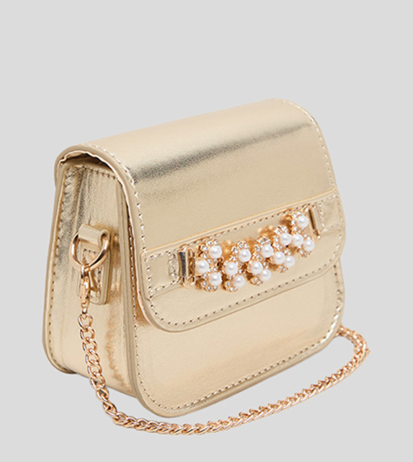 R&B  Shoulder Bag - Gold Shoulder Bag