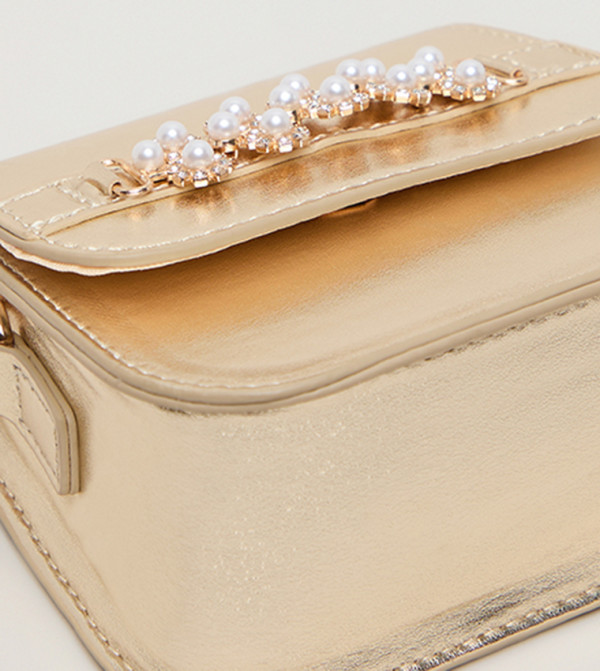 R&B  Shoulder Bag - Gold Shoulder Bag