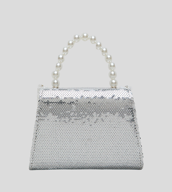 أر آند بي  حقائب كتف - فضي Shoulder Bag