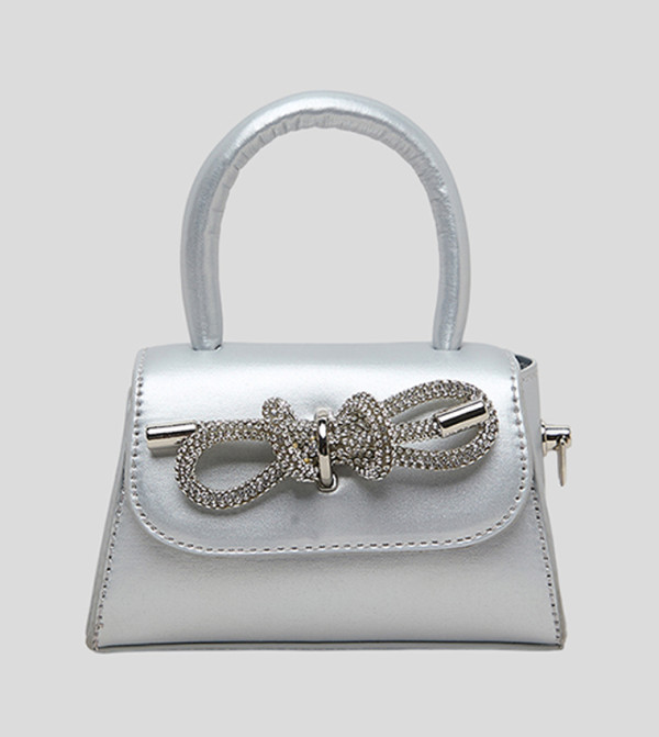 R&B  Shoulder Bag - Silver Shoulder Bag