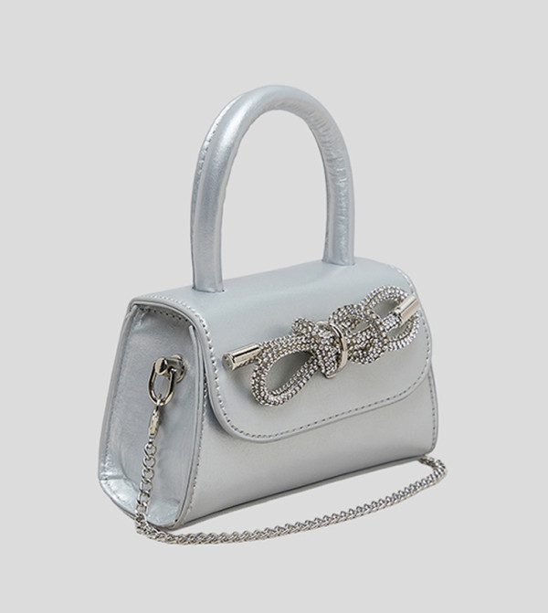 R&B  Shoulder Bag - Silver Shoulder Bag