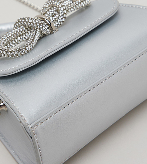 R&B  Shoulder Bag - Silver Shoulder Bag