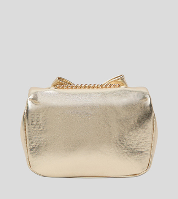 R&B  Hand Bags - Gold Shoulder Bag