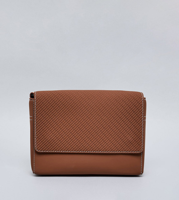 R&B  Bags - Brown Cross Body & Sling Bags