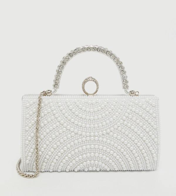 R&B  Clutches - Silver Clutches