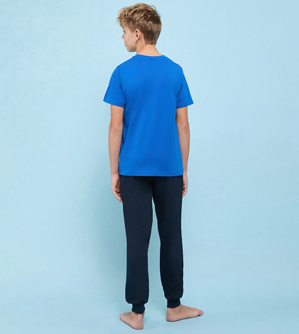 R&B  Nightwear - Blue Top & Pyjama Sets