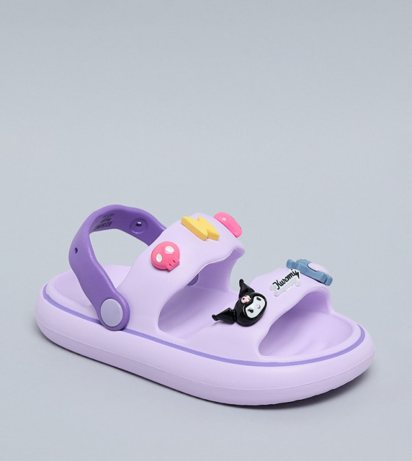 R&B holiday-heros-k - Lilac Flat Sandals