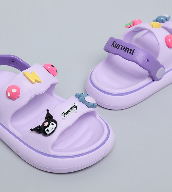 R&B holiday-heros-k - Lilac Flat Sandals