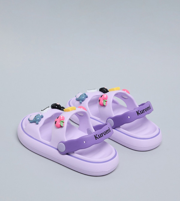 R&B holiday-heros-k - Lilac Flat Sandals