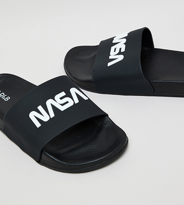 R&B Footwear - Black Slides