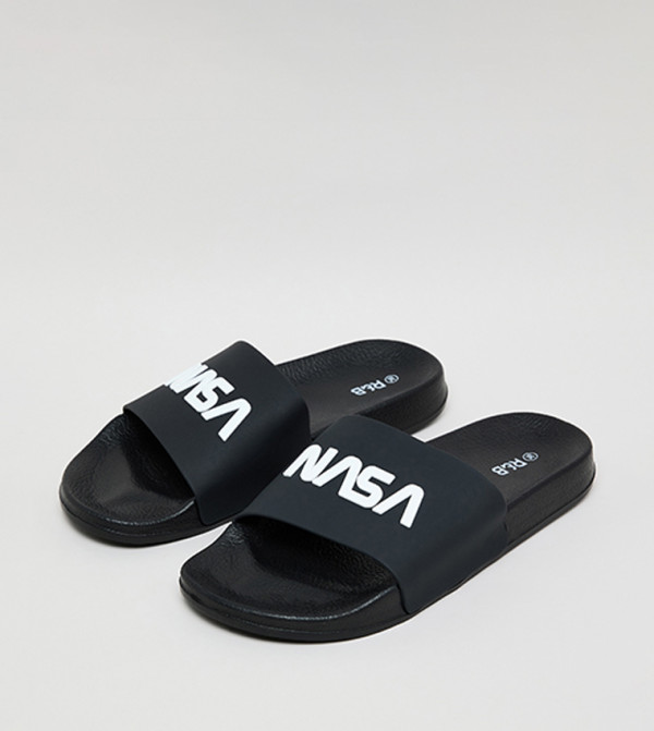 R&B Footwear - Black Slides