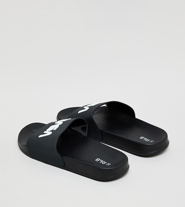 R&B Footwear - Black Slides
