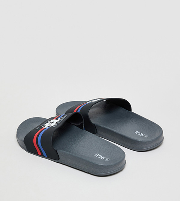 R&B Footwear - Grey Slides