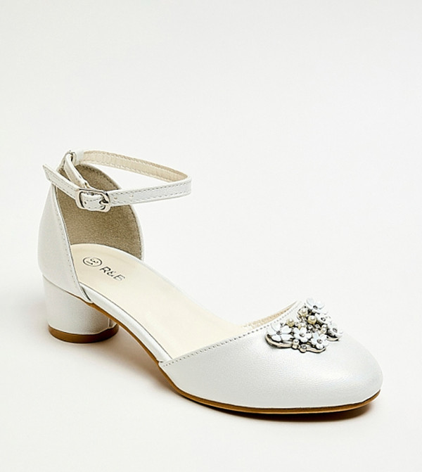 أر آند بي  أحذية كعب - عاجي  HEEL SANDALS