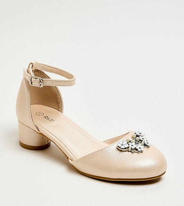 أر آند بي  أحذية كعب - وردي HEEL SANDALS