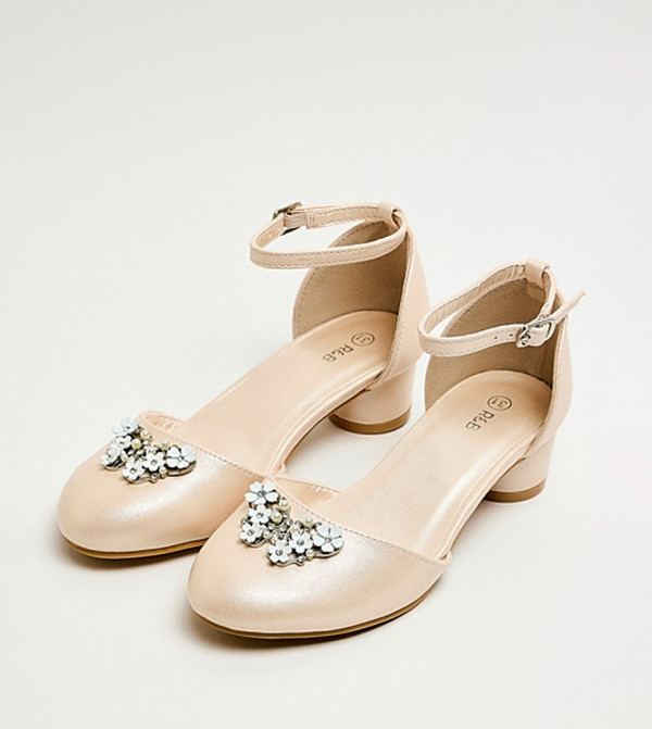 أر آند بي  أحذية كعب - وردي HEEL SANDALS