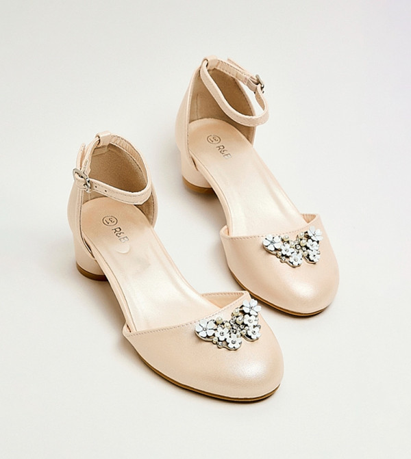 أر آند بي  أحذية كعب - وردي HEEL SANDALS