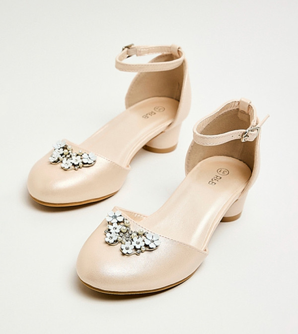 أر آند بي  أحذية كعب - وردي HEEL SANDALS