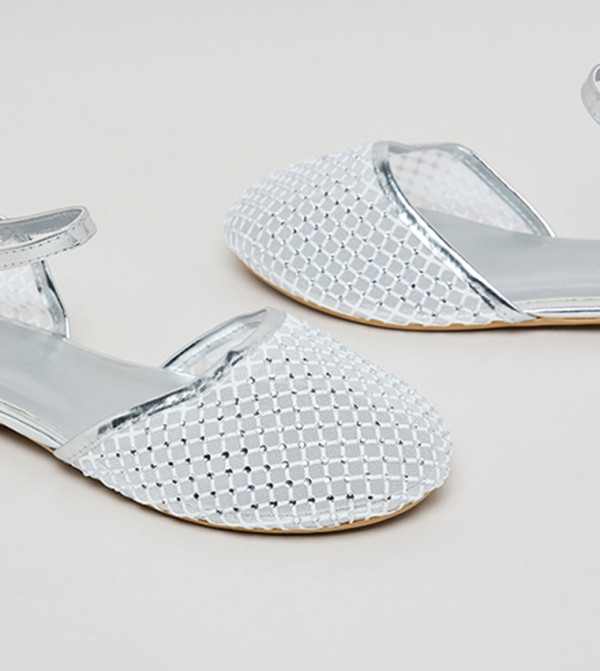 R&B  Casual Shoes - Silver Casual Shoes