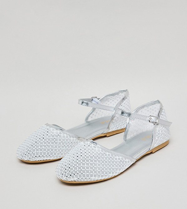 R&B  Casual Shoes - Silver Casual Shoes