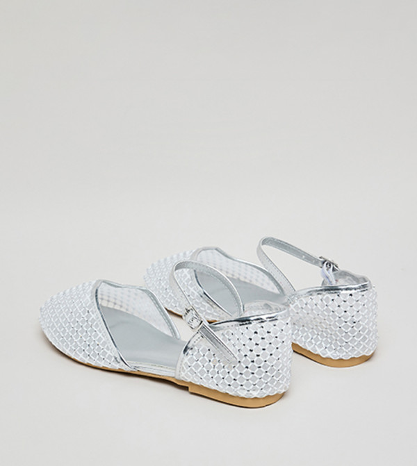 R&B  Casual Shoes - Silver Casual Shoes