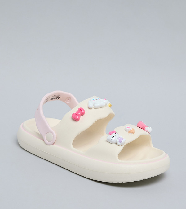 أر آند بي  أحذية فلات - عاجي  Flat Sandals