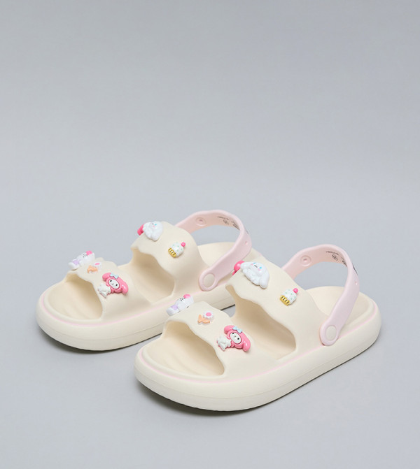 أر آند بي  أحذية فلات - عاجي  Flat Sandals