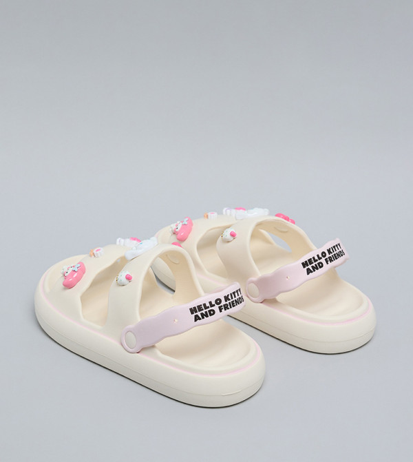أر آند بي  أحذية فلات - عاجي  Flat Sandals
