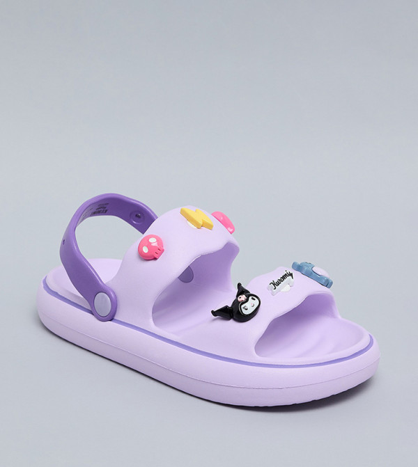R&B  Flat Sandals - Lilac Flat Sandals