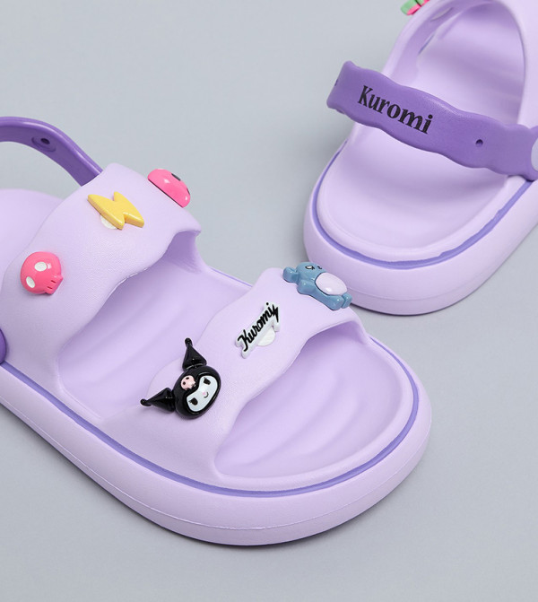 R&B  Flat Sandals - Lilac Flat Sandals