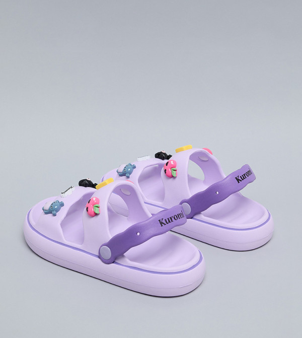 R&B  Flat Sandals - Lilac Flat Sandals