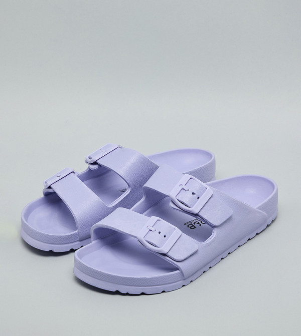 R&B  Flat Sandals - Lilac Flat Sandals