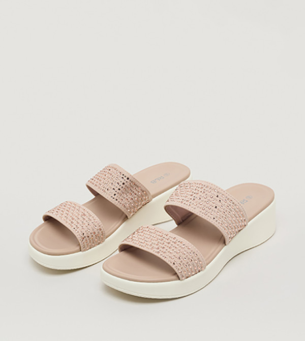 R&B R&B - Beige Flat Sandals
