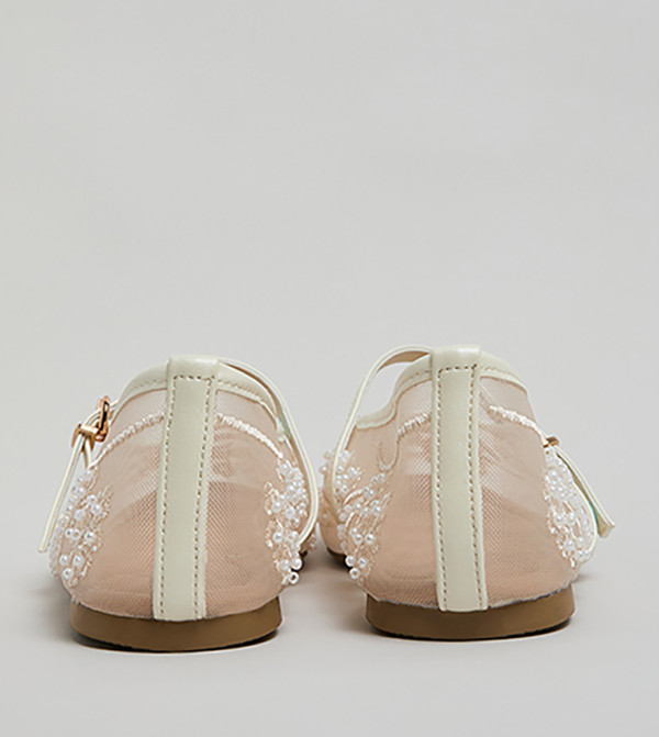 R&B  Ballerinas - Ivory undefined