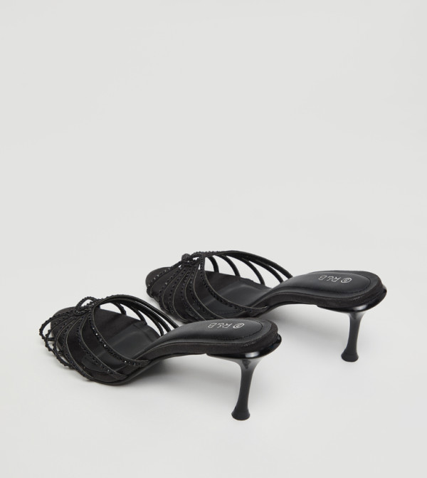 R&B  Shoes - BLACK Heels