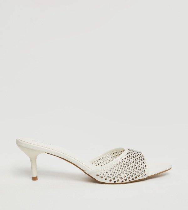 R&B  Shoes - Silver Heels