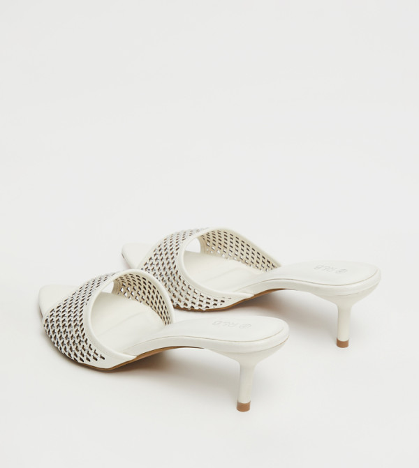 R&B  Shoes - Silver Heels