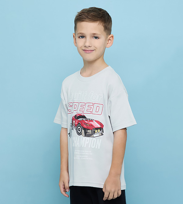 أر آند بي  تيشيرتات  - رمادي T-shirts